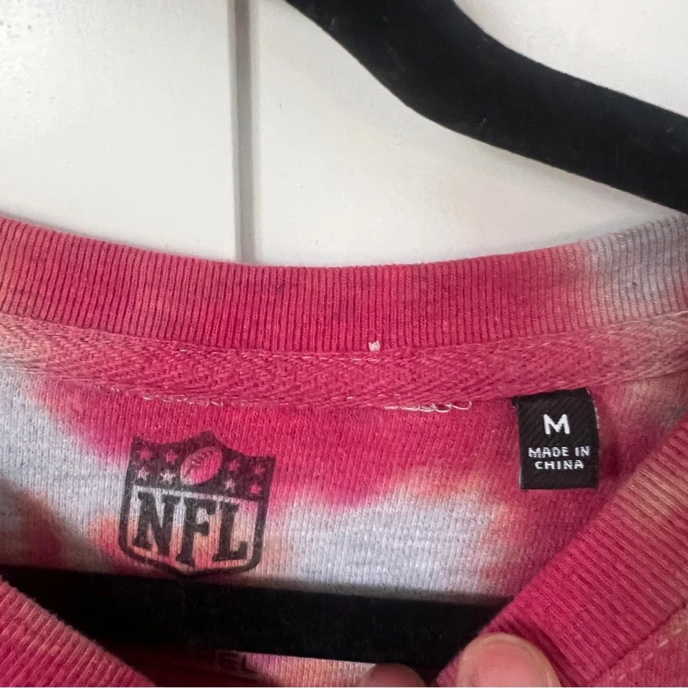 NFL Buffalo Bills Tie Dye Cropped Sweatshirt, Sz Women’s M - Picture 4 of 6